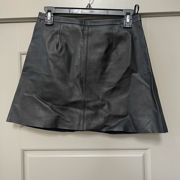 CUPCAKES AND CASHMERE | 100% Leather Skirt - Picture 5 of 16